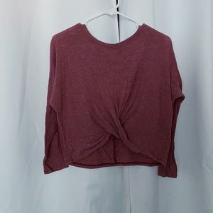 pink fake knot tong sleeve